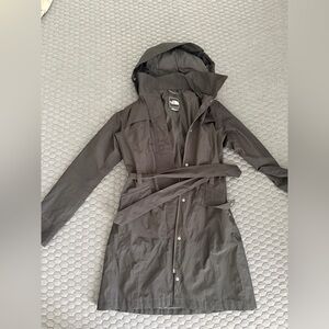 The North Face Women's Black Rain Trench Coat